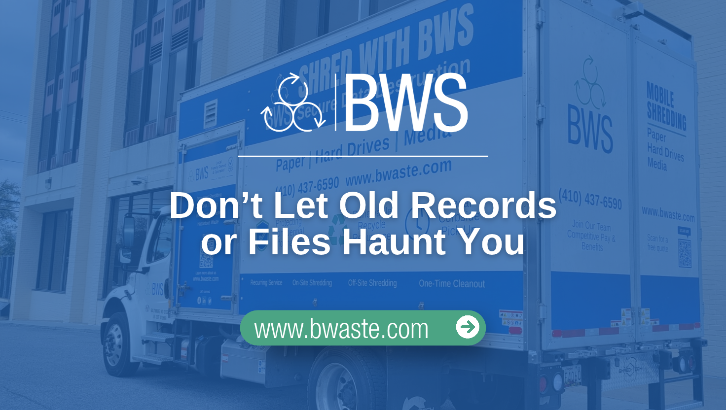 BWS Shred Truck Office Building Blog Image