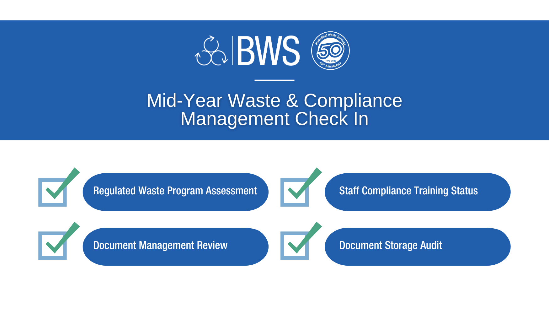 Mid Year Waste Management Compliance Check In
