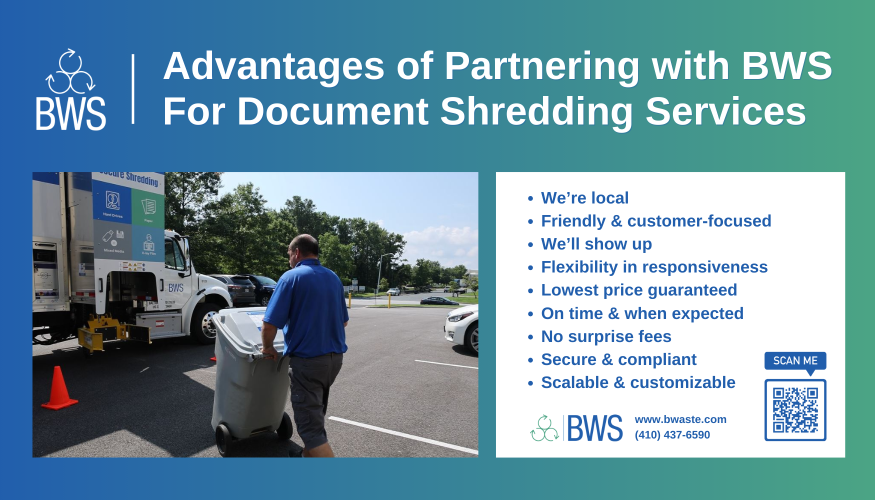 Advantages of Partnering with BWS for Document Shredding Services