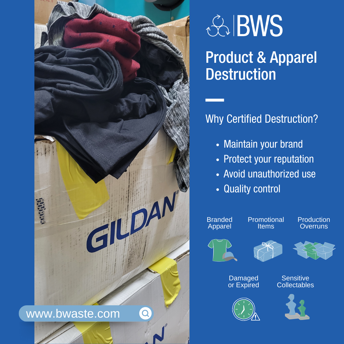 BWS Product Apparel Certified Destruction